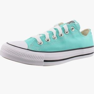 Converse Women’s Chuck Taylor All Star Striped Sneakers Electric Aqua